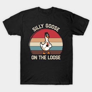 Silly Goose on The Loose Retro T-Shirt